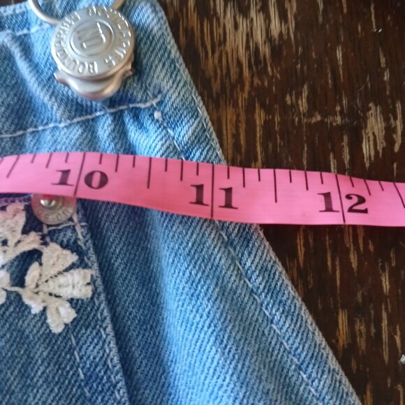 Vintage 90's No Boundaries Denim Overalls Women's Large - Picture 6 of 8